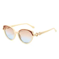 Simple Style Color Block Ac Oval Frame Full Frame Glasses main image 3