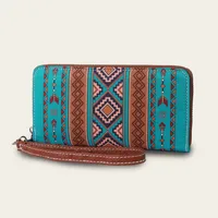 Women's Geometric Canvas Zipper sku image 3