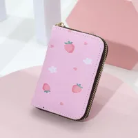Women's Cows Fruit Pu Leather Zipper sku image 5