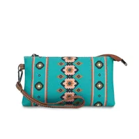 Unisex Small Canvas Color Block Vintage Style Ethnic Style Square Zipper Square Bag sku image 3
