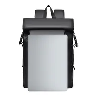 Solid Color Casual Travel School Backpack main image 3
