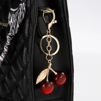 Resin Cherry Bag Pendant Keychain Bag Charms sku image 1