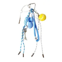 Plastic Polyester Iron Tower Slippers Ball Bag Pendant Keychain Bag Charms main image 2