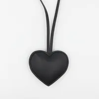 Pu Leather Heart Shape Bag Pendant Bag Charms sku image 3