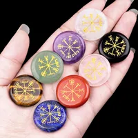 Vacation Simple Style Round Semi-precious Stone Ornaments Artificial Decorations main image 3