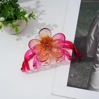Women's Sweet Simple Style Flower Resin Hair Claws main image 4