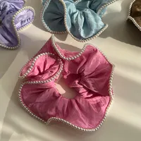 Elegant Women's Solid Color Cloth Hair Tie main image 3