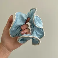 Elegant Women's Solid Color Cloth Hair Tie main image 4