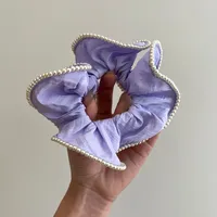 Elegant Women's Solid Color Cloth Hair Tie sku image 2