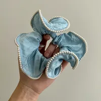 Elegant Women's Solid Color Cloth Hair Tie sku image 4