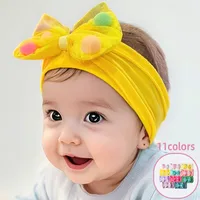 Kid'S Modern Style Classic Style Bow Knot Nylon Gauze Tie-dye Hair Band main image 1