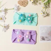 Kid'S Modern Style Classic Style Bow Knot Nylon Gauze Tie-dye Hair Band main image 5
