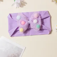 Kid'S Modern Style Classic Style Bow Knot Nylon Gauze Tie-dye Hair Band main image 4