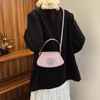 Women's Medium Glitter Geometric Elegant Sewing Thread Square Magnetic Buckle Square Bag main image 5