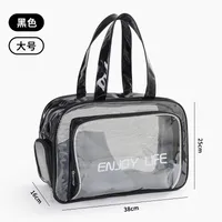 Simple Style Letter PVC Storage Bag sku image 1
