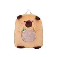 Unisex Plush Capybara Cute Sewing Thread Square Zipper Square Bag main image 5