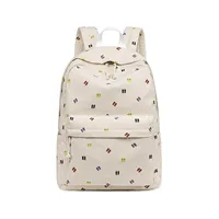 Clouds Strawberry Casual School School Backpack sku image 5