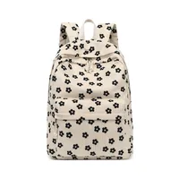 Clouds Strawberry Casual School School Backpack sku image 6