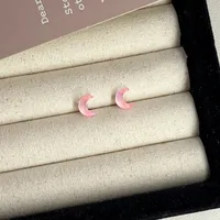 1 Pair Basic Simple Style Heart Shape Butterfly Bow Knot Plating Alloy Zircon Ear Studs sku image 10