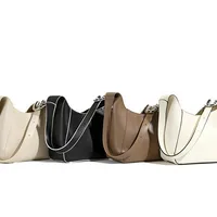 Women's Pu Leather Solid Color Streetwear Sewing Thread Bucket Open Bag Sets Tote Bag main image 5