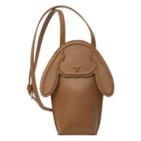 Women's Pu Leather Animal Cartoon Cute Sewing Thread Oval Zipper Crossbody Bag main image 5