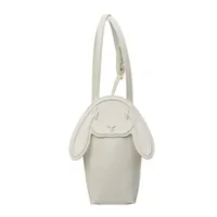 Women's Pu Leather Animal Cartoon Cute Sewing Thread Oval Zipper Crossbody Bag sku image 1