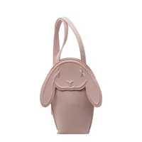Women's Pu Leather Animal Cartoon Cute Sewing Thread Oval Zipper Crossbody Bag sku image 2