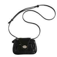 Women's Small Pu Leather Solid Color Streetwear Square Zipper Square Bag main image 5