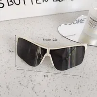 Casual Vacation Solid Color Pc Resin Avaitor Full Frame Glasses main image 9