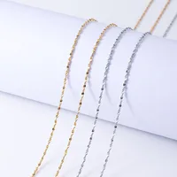 Basic Simple Style Solid Color Titanium Steel Plating DIY Jewelry Accessories main image 1