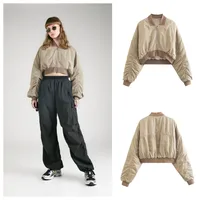 Women's Streetwear Color Block Jacket main image 1