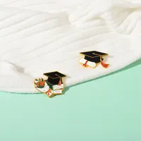 Casual Simple Style Letter Hat Rose Alloy Unisex Brooches main image 7