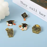 Casual Simple Style Letter Hat Rose Alloy Unisex Brooches main image 8