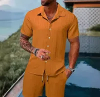 Men's Athleisure Summer 2 - Piece Set Casual Sport T - Shirt & Shorts Outfit main image 5