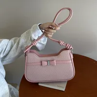 Women's Small Pu Leather Solid Color Classic Style Square Zipper Shoulder Bag main image 2