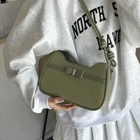 Women's Small Pu Leather Solid Color Classic Style Square Zipper Shoulder Bag main image 3