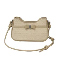 Women's Small Pu Leather Solid Color Classic Style Square Zipper Shoulder Bag sku image 1