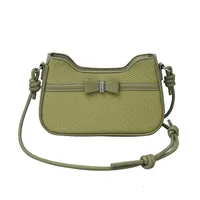 Women's Small Pu Leather Solid Color Classic Style Square Zipper Shoulder Bag sku image 4