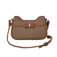 Women's Small Pu Leather Solid Color Classic Style Square Zipper Shoulder Bag sku image 6