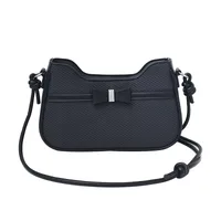 Women's Small Pu Leather Solid Color Classic Style Square Zipper Shoulder Bag sku image 7