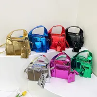 Women's Small Pu Leather Solid Color Classic Style Square Zipper Crossbody Bag main image 1