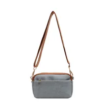 Women's Medium Cloth Solid Color Classic Style Square Zipper Shoulder Bag sku image 5