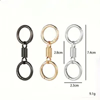Alloy Geometric Bag Hardware main image 2
