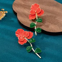 1 Pair IG Style Elegant Retro Flower Ferroalloy Ear Studs main image 5