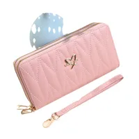 Women's Heart Shape Solid Color Pu Leather Zipper main image 4