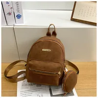 Solid Color Daily Women's Backpack sku image 3
