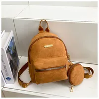 Solid Color Daily Women's Backpack sku image 4