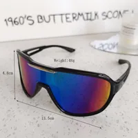 Casual Cool Style Geometric Pc Resin Avaitor Full Frame Glasses sku image 8