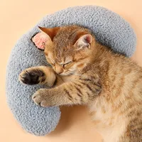 Pet Pillow Dog Cat Sleeping Moon Small Dog Plush Cushion Mat Pet Supplies Fluffy Bed Cat Nest Comfortable Sleep Surface sku image 3