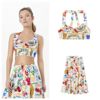 Holiday Banquet Selfie Women's Streetwear Printing Polyester Skirt Co-ord Set Shorts Sets main image 1